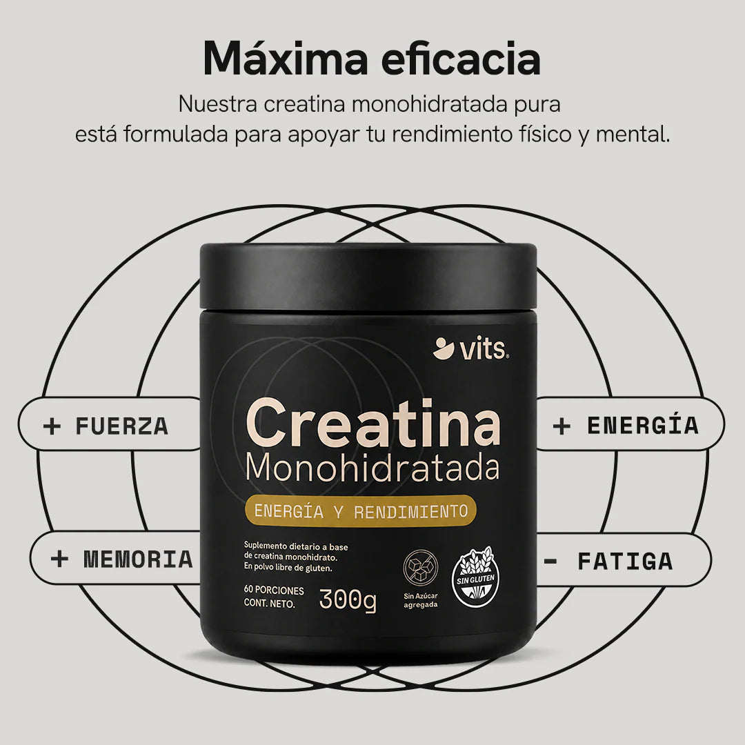 Creatina monohidrato VITS, vista 4