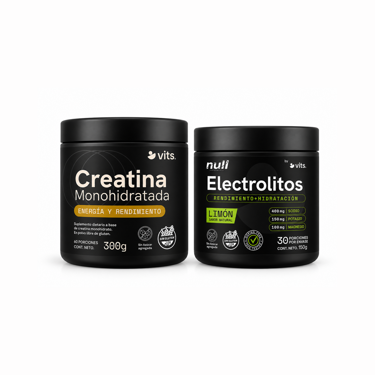 Pack Rendimiento NULL: creatina y electrolitos