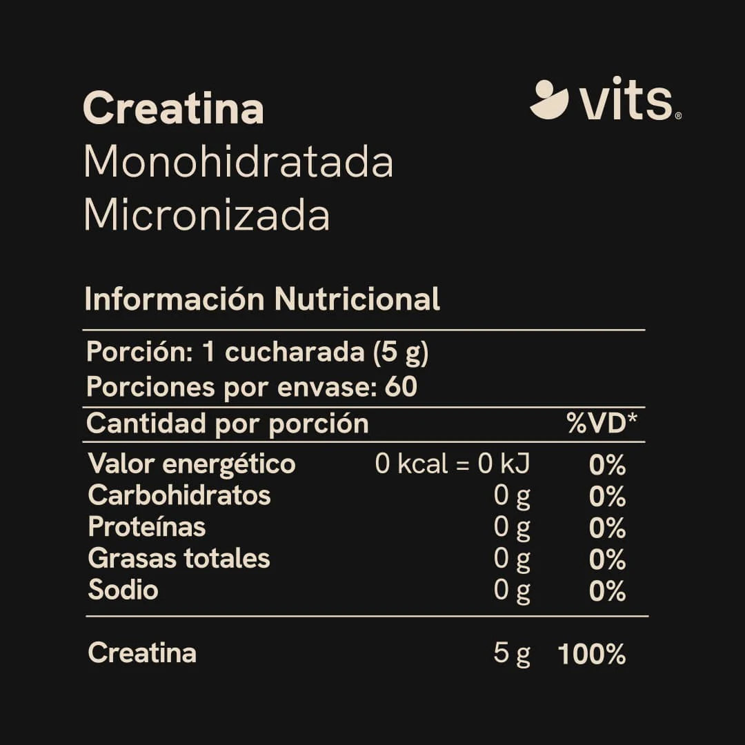 Creatina monohidrato VITS, vista 7